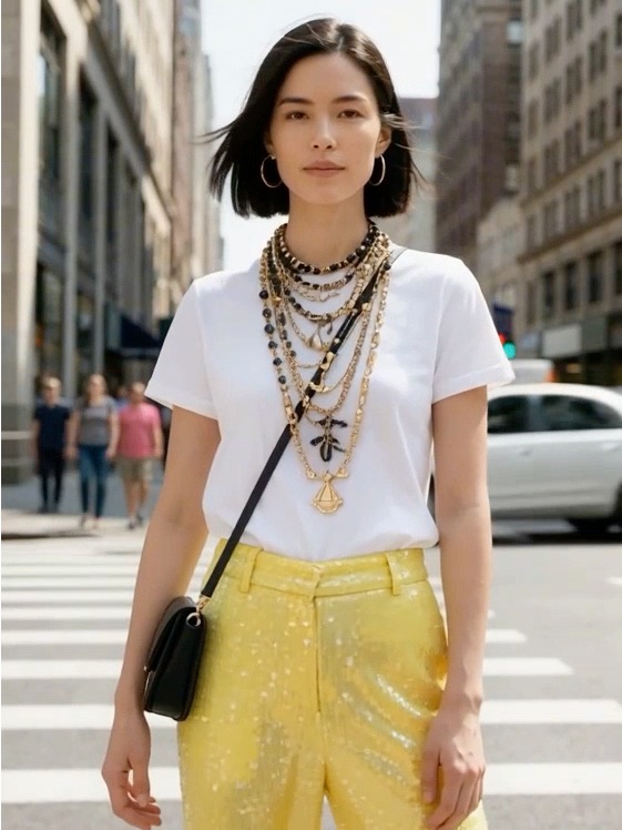 Staud Lemon High Waisted Sequin Pants!